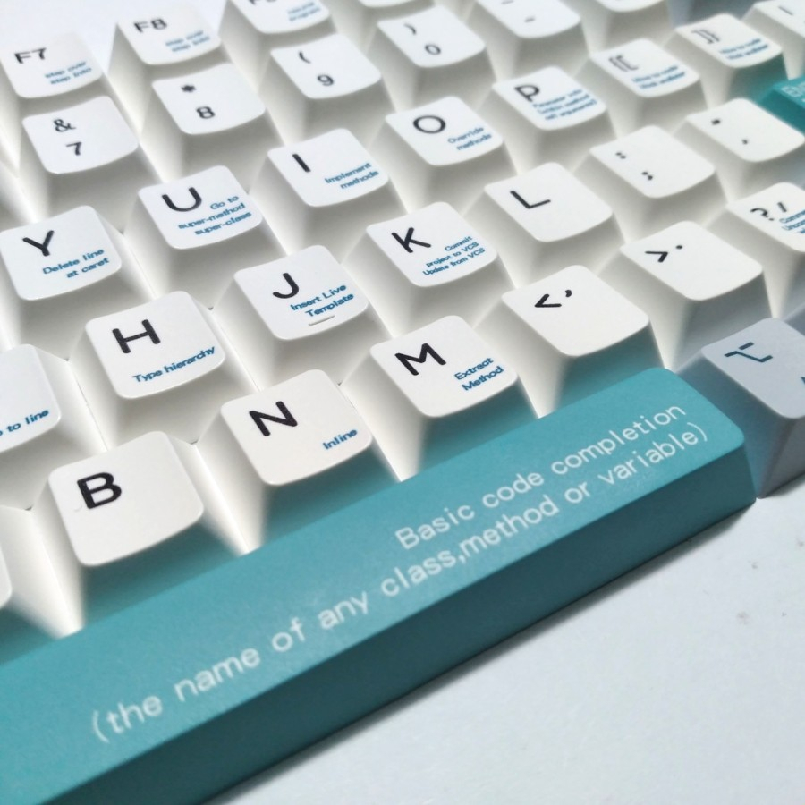 Jual Keycap Keycaps Keyboard PBT Dye Sub 996 Programmer Cherry Profile ...