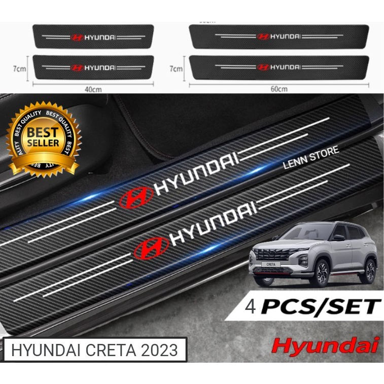 Jual Stiker Pelindung Sill Plate Pintu Mobil Hyundai Creta Shopee Indonesia