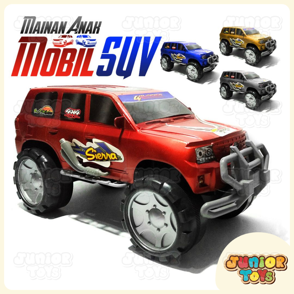 Jual Mainan Mobil Mobilan Besar Jeep SUV Polisi Jumbo Friction Car Toys