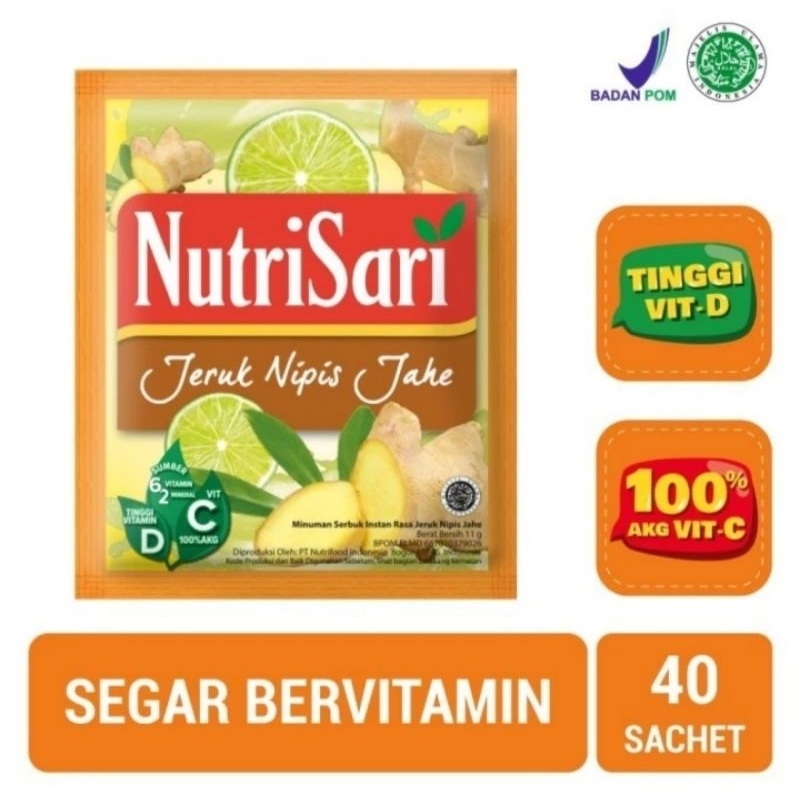 Jual Nutrisari Jeruk Peras Renceng 10 Sachet Nutrisari Jeruk Nipis Jahe Nutrisari 