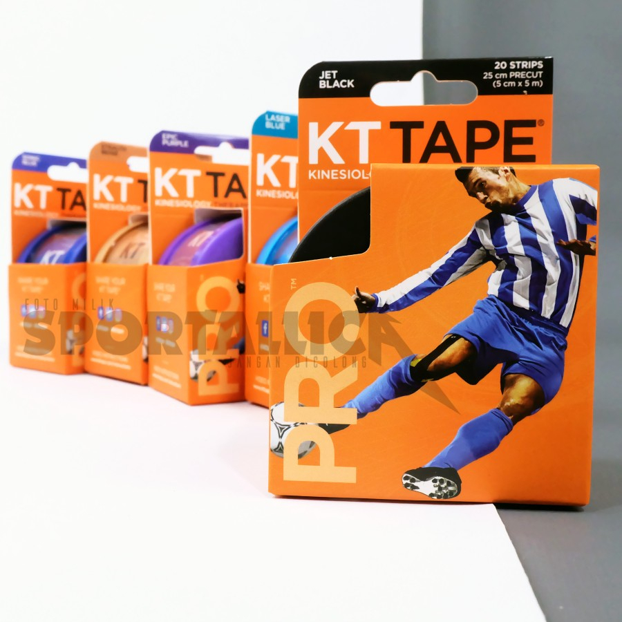 KT Tape Pro 75 Bandes Précoupées - 4x10 Pouces - Beige - Kinésiologie Large