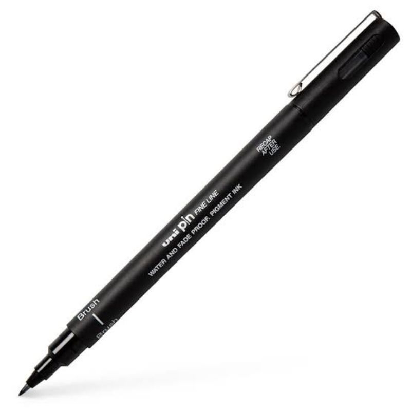 Jual Uni Pin Fine Line Drawing Pen Brush-Tip Black | Shopee Indonesia