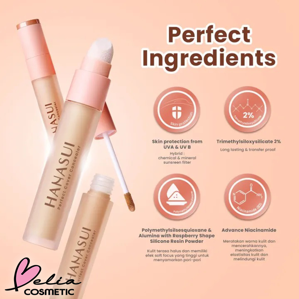 Jual BELIA HANASUI Perfect cover concealer 4,5ml | Color Perfection ...