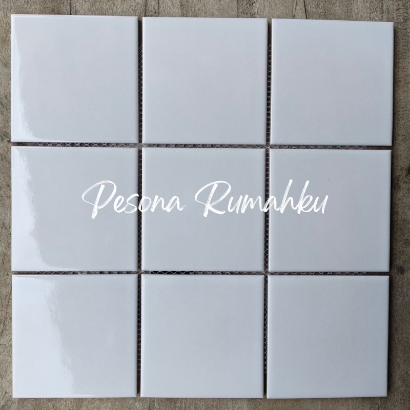 Jual Mosaic Consulate Y97701White Glossy 10x10 cm - Mozaik Keramik