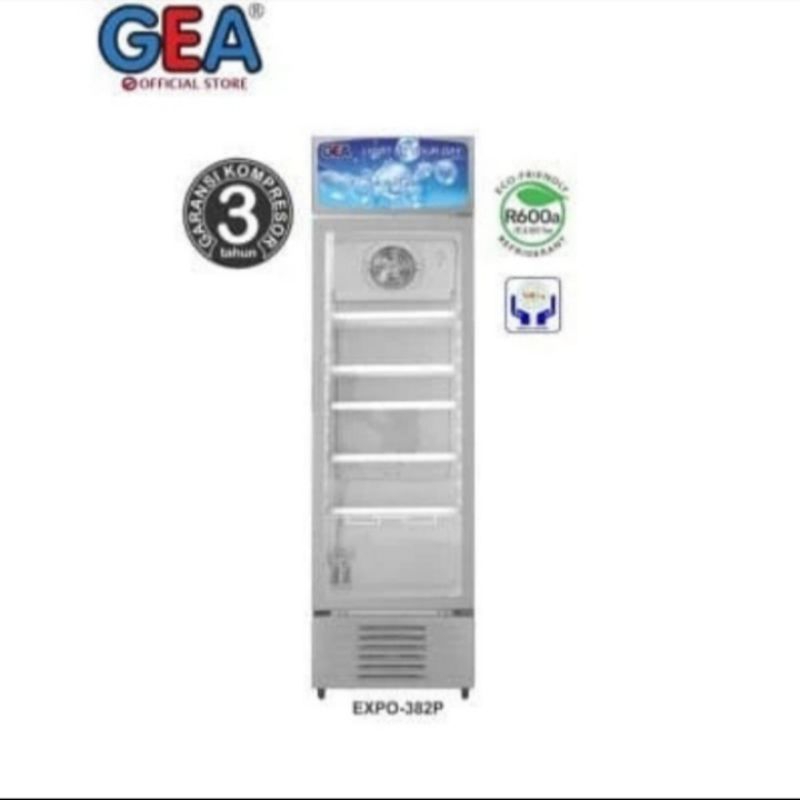 Jual Display Cooler GEA EXPO-382P | Showcase 382 382L liter L P ...