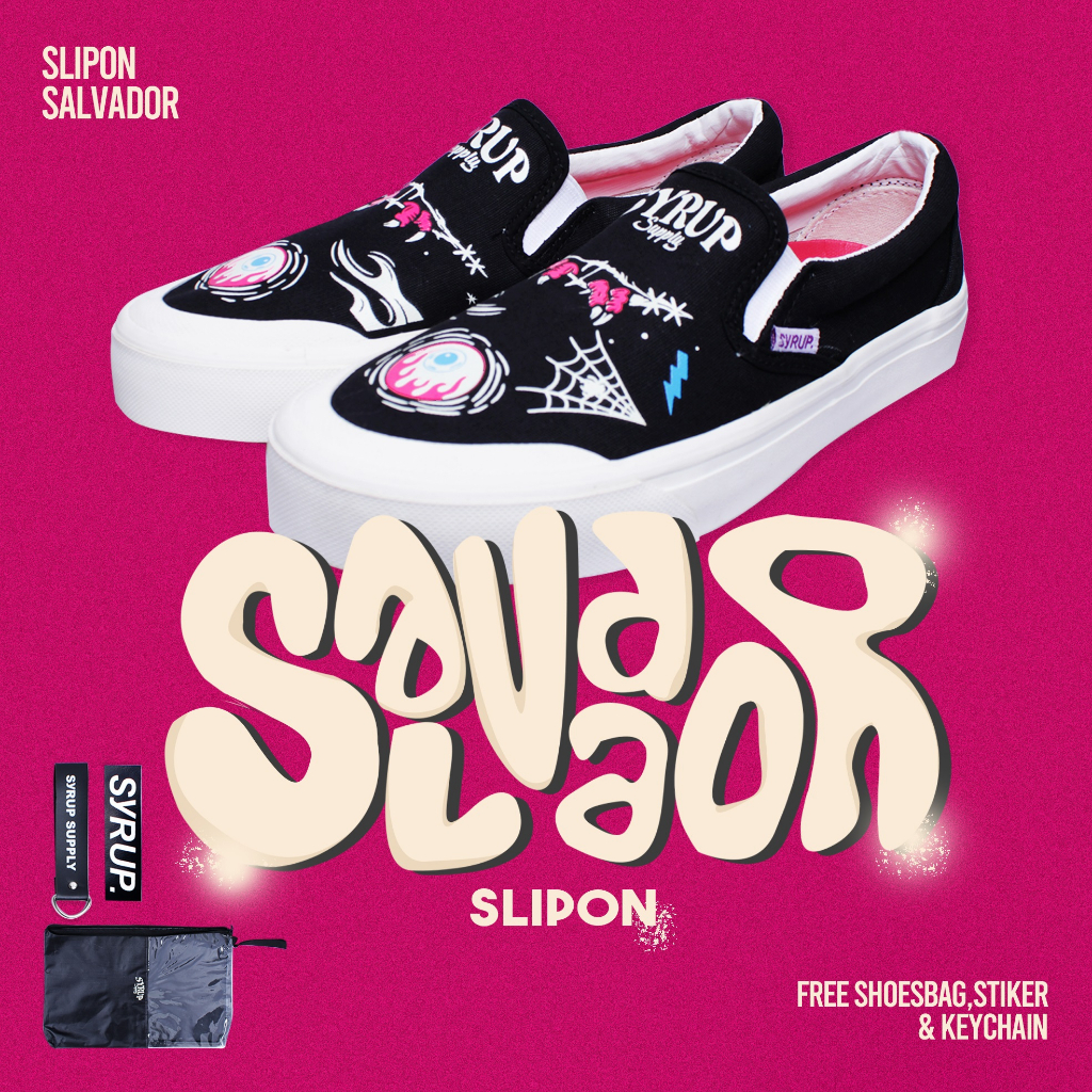 Jual SYRUP SUPPLY | SALVADOR l SEPATU SLIPON BERGAMBAR ANTI MAINSTREAM ...