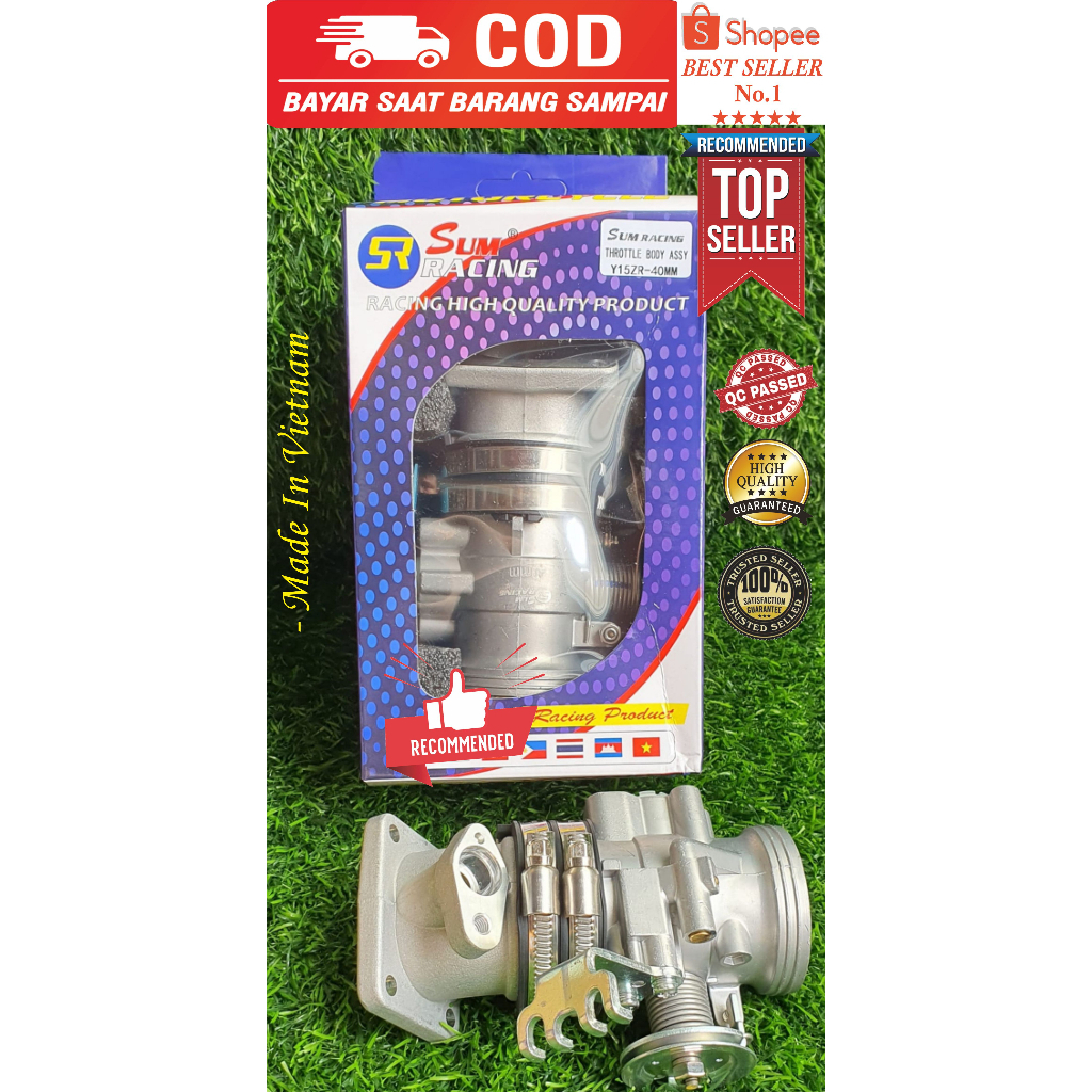 Jual THROTTLE BODY ( TB ) MX KING / R15V2 / NVA / XABRE / NVL ( Oval ...