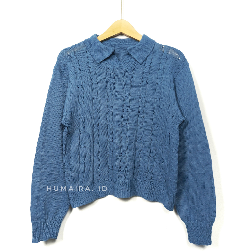 Promo Ab568659 Comfy Knit Loose Sweater Rajut Wanita Korea Import Biru Blue  Pink Jumbo Big Size Diskon 9% Di Seller Amelie Butik - Wijaya Kusuma, Kota  Jakarta Barat