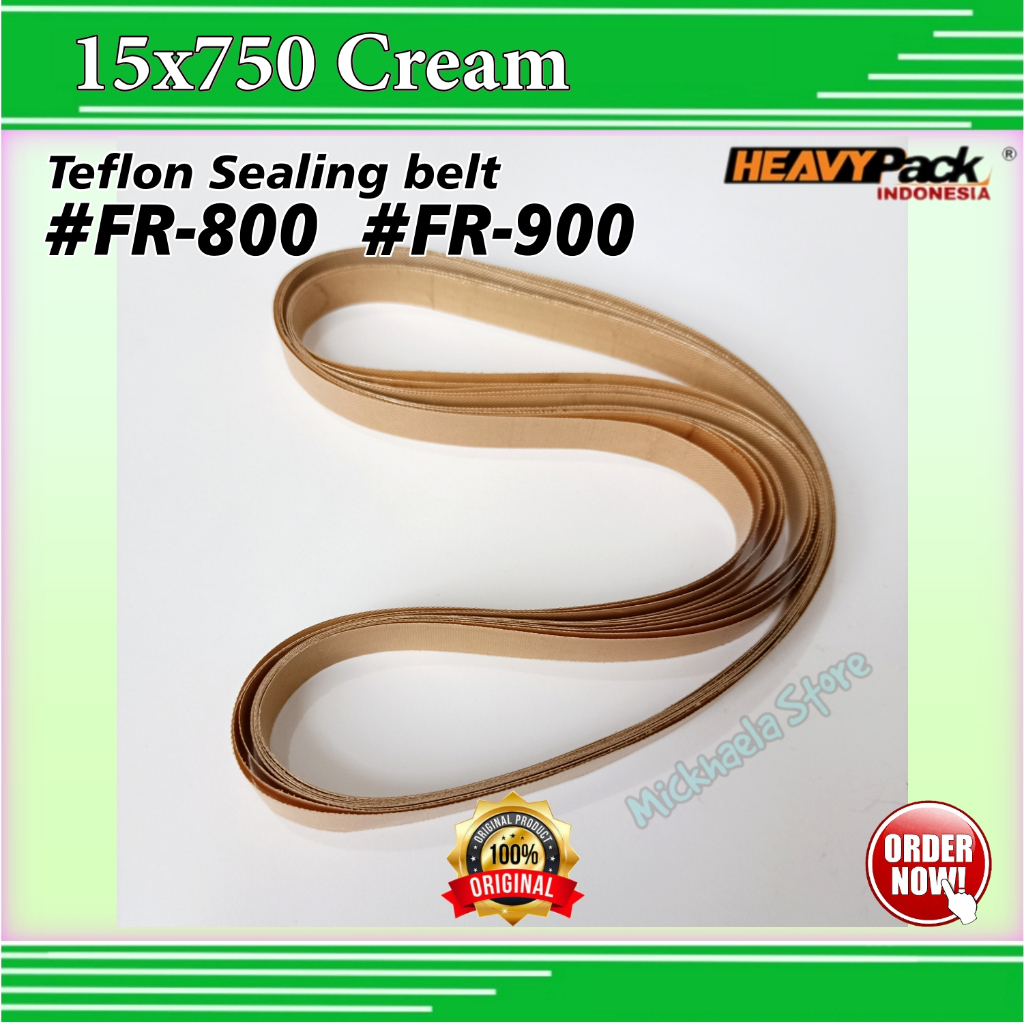 Jual Teflon belt sealing mesin continuous band sealer fr800 fr900 sf