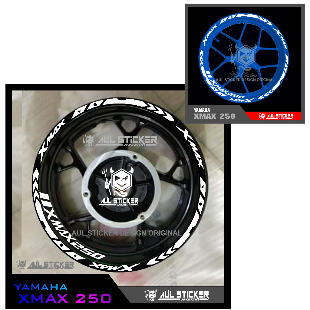 Stickerkit Motorfietsen Velg Decoratieve Decals Reflecterende