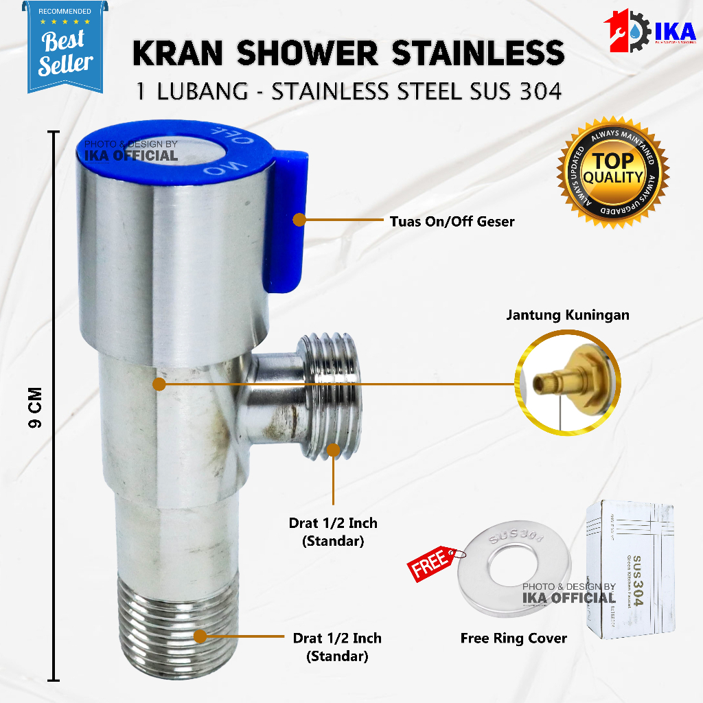 Jual Jet Shower Set Full Stainless Sus Kepala Washer Semprotan Kloset Cebok Kamar Mandi