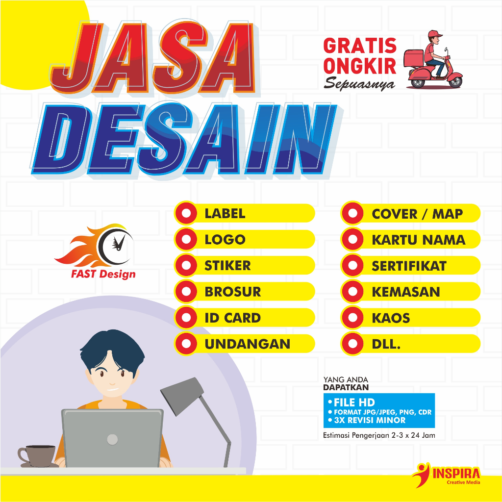 Jual Promo Jasa Desain Grafis Bagus Gratis Ongkir Desain Logo