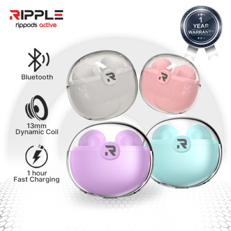 Jual Headset Bluetooth Ripple Ripponds Active (ORIGINAL) | Shopee Indonesia