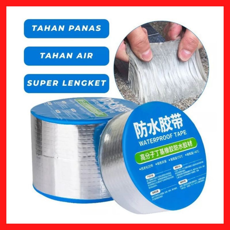 Jual Lakban Alumnium Foil Anti Air Anti Bocor Tahan Panas Flaxtape ...