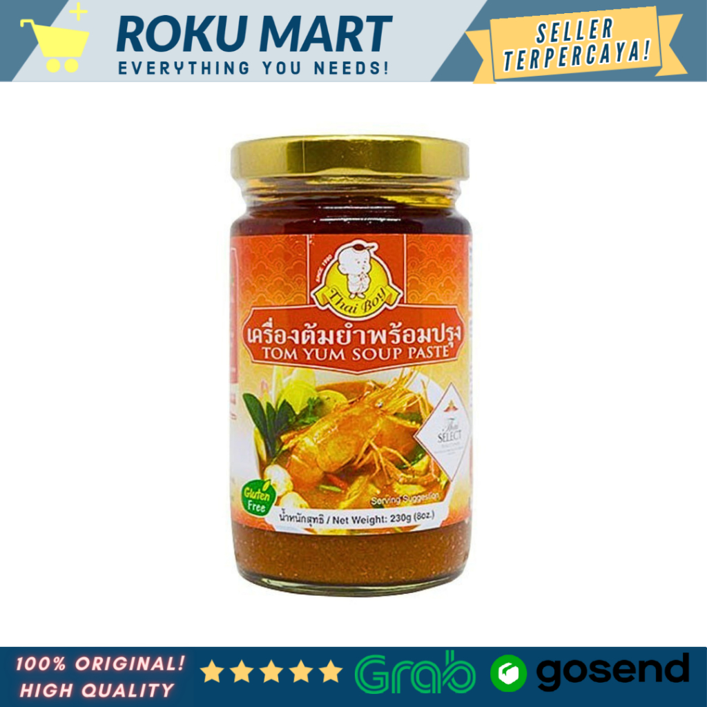 Jual THAI BOY TOM YUM SOUP PASTE 230 g / THAI BOY TOM YAM 230g BUMBU ...