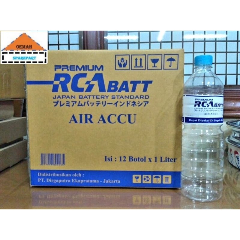 Jual Air Accu Rca Batt Biru Air Aki Tambah Ukuran 1 Liter 1l Shopee Indonesia 3400