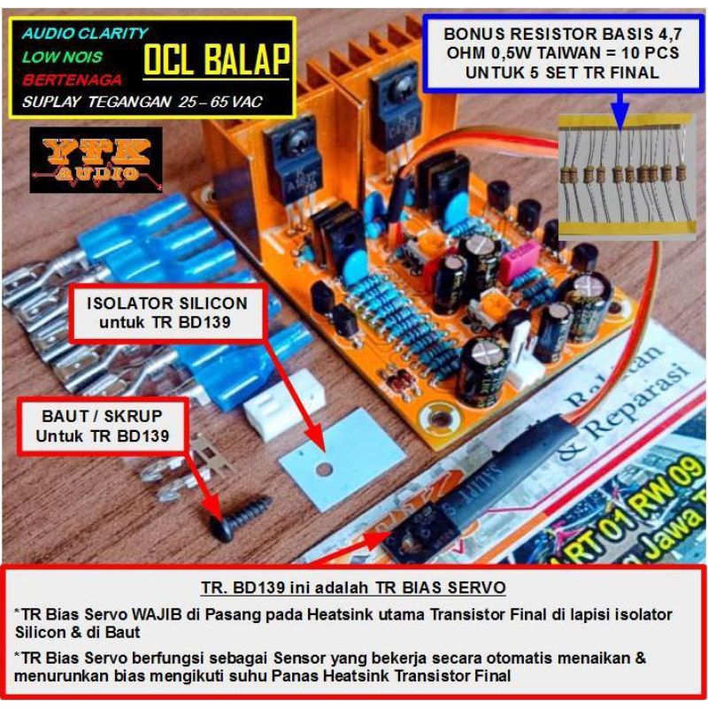 Jual KIT Driver Power Amplifier OCL BALAP | Shopee Indonesia
