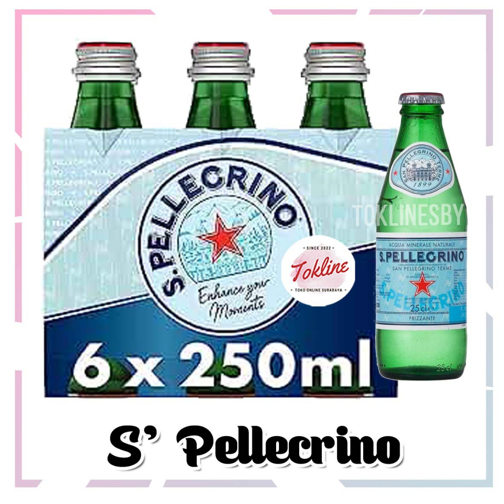 Jual [ 1 Paket isi 6 Botol ] S' Pellegrino San Pellegrino Sparkling ...
