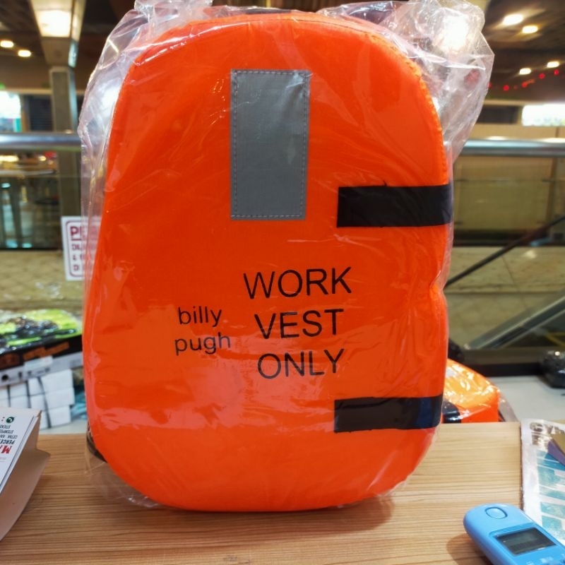 Jual pelampung work vest only/life jacket work vest murah Shopee