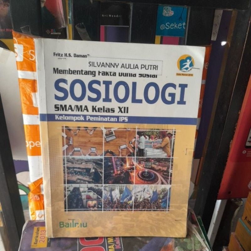 Jual BUKU SOSIOLOGI SMA KELAS 12 REVISI PENERBIT BAILMU | Shopee Indonesia