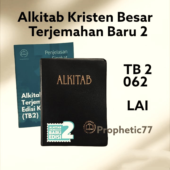 Jual Alkitab Kristen Besar Terjemahan Baru 2 2023 Lai Alkitap Al Kitab