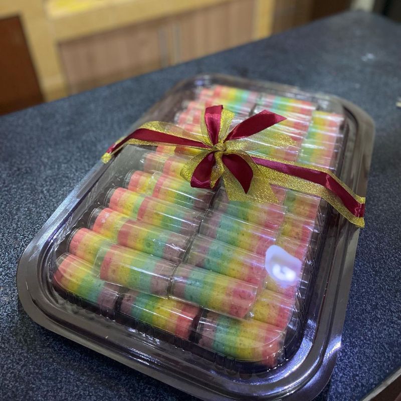 Jual (ISI 10PCS - NAMPAN L) Mika Nampan Large/mika kue besar/mika kue ...