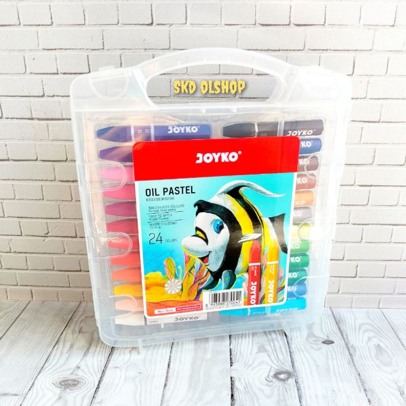 Jual KRAYON JOYKO 24 WARNA OIL PASTEL / CRAYON JOYKO 24 WARNA Shopee