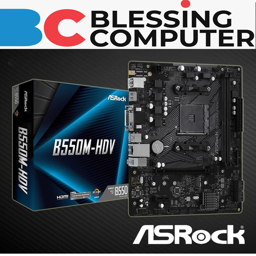 Jual ASROCK B550M HDV / Motherboard ASROCK B550M HDV | Shopee Indonesia