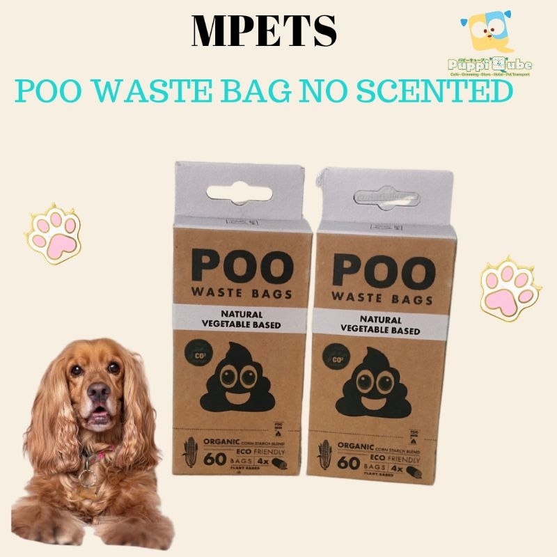 Jual Mpets Poo Dog Waste Bag Non Scented - Kantong Poop Hewan | Shopee ...