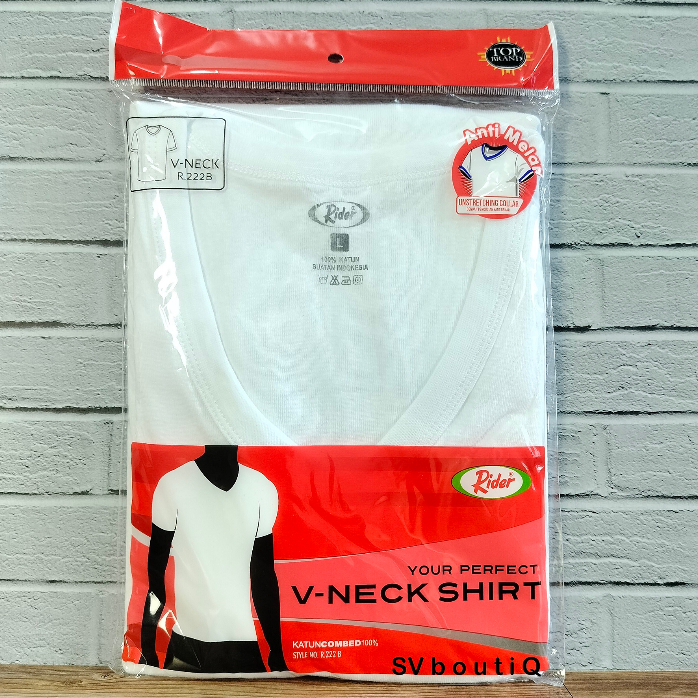 Jual RIDER KAOS OBLONG VNECK R 222 B | Shopee Indonesia