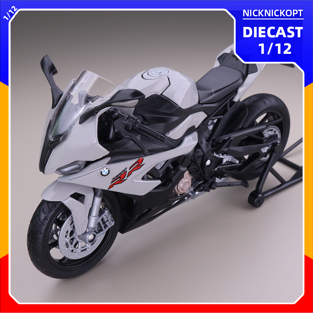 Jual Miniatur Motor Welly 2021 BMW S1000RR Gray Diecast Skala 1:12 ...