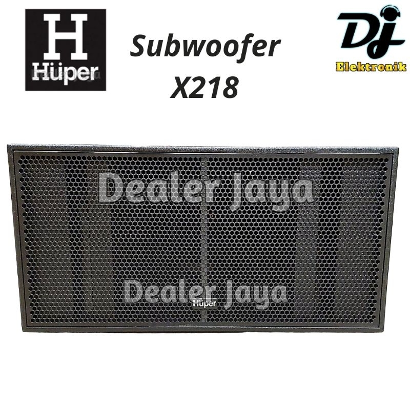 Jual Speaker Subwoofer Huper X 218 / X218 - 18 inch x 2 | Shopee Indonesia