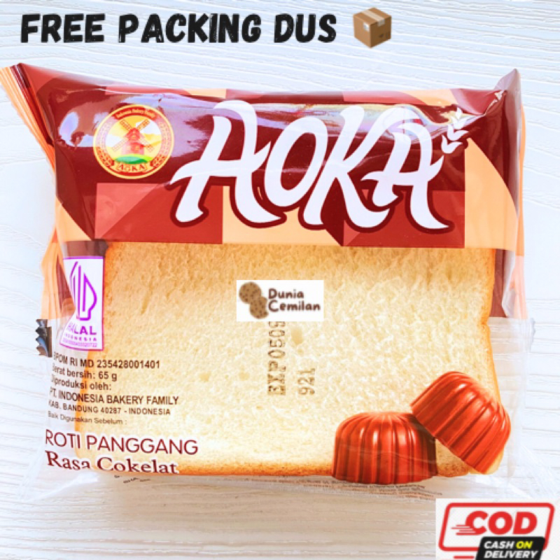 Jual [TERMURAH!] Roti Panggang AOKA 65gr - Ropang Aoka Aneka Rasa Murah ...