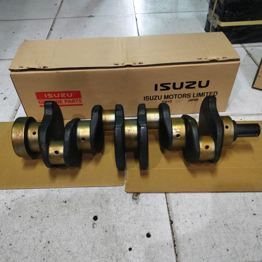 Jual GRANK CRANK SHAFT KER KRUK AS ISUZU ELF NHR 55 LAMA OEM JAPAN PN ...