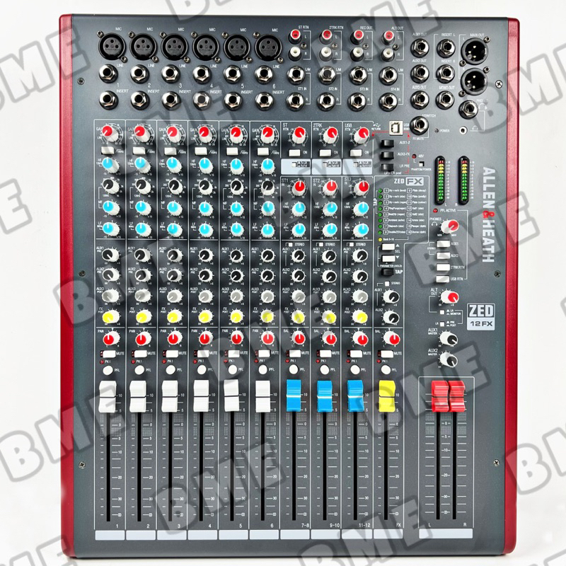 Jual Mixer Audio Allen&Heath ZED 12FX/ZED12FX ( 12 Channel ) | Shopee ...