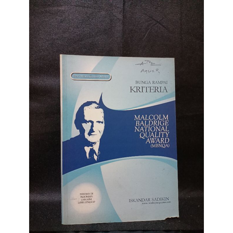 Jual BUKU ORIGINAL BUNGA RAMPAI KRITERIA MALCOLM BALDRIGE NATIONAL ...