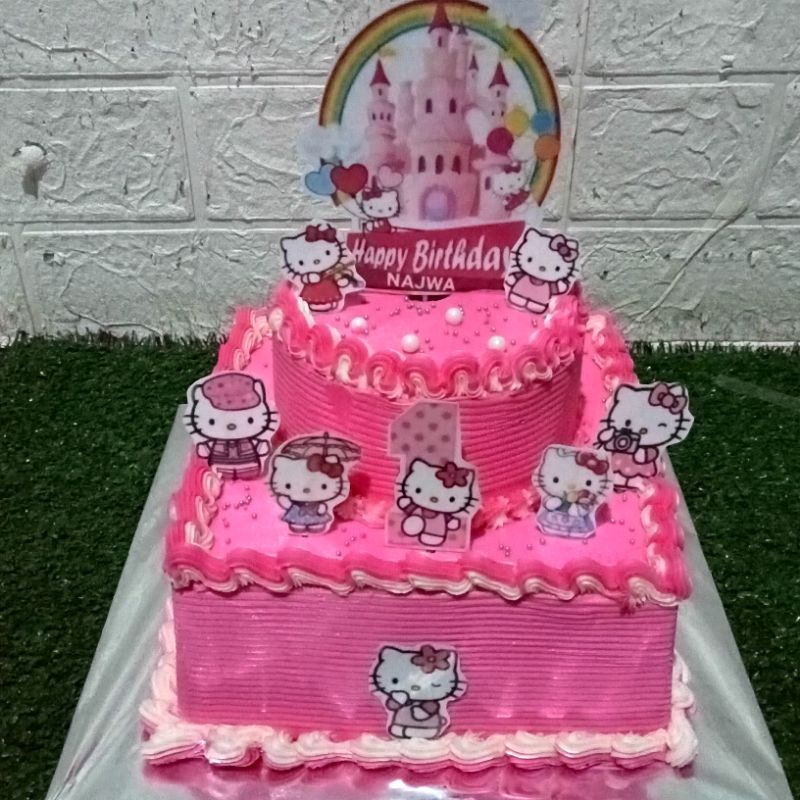 Jual kue ulang tahun request karakter tingkat | Shopee Indonesia