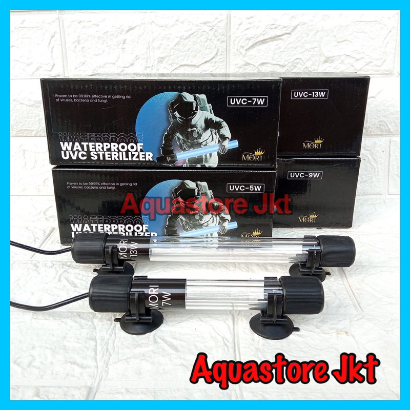 Jual MORI LAMPU UV AQUARIUM 5 WATT 7 WATT 9 WATT 11 WATT 13 WATT LAMPU