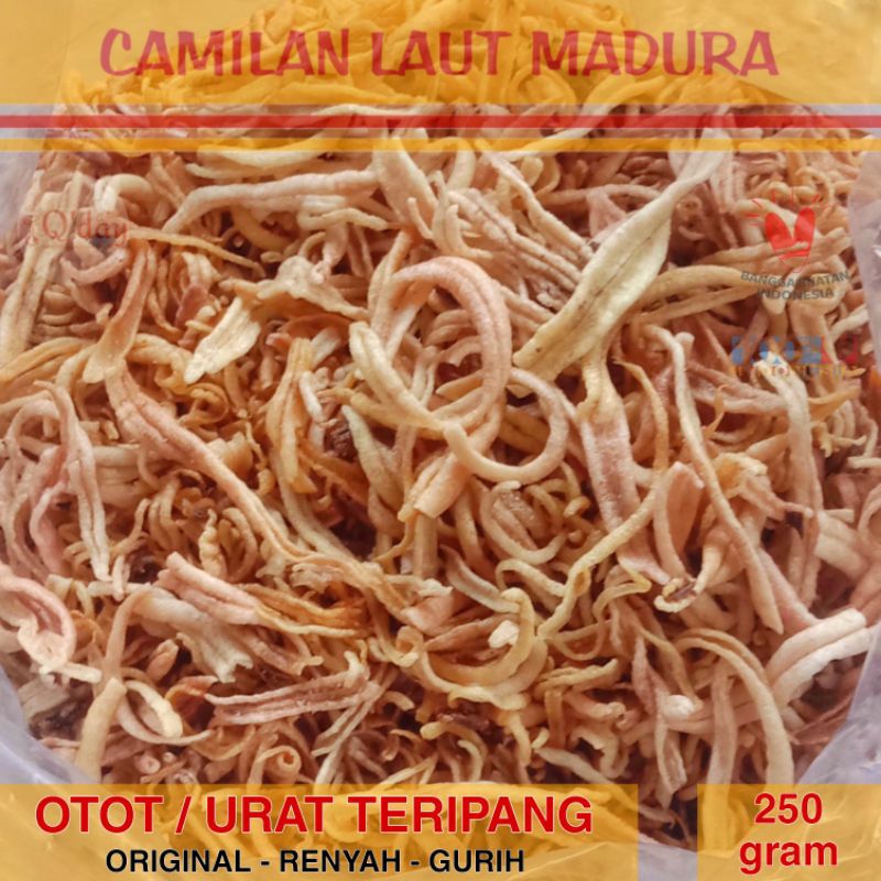 Jual Otot Urat Teripang Laut Original 250 Gram Renyah Gurih Siap Makan