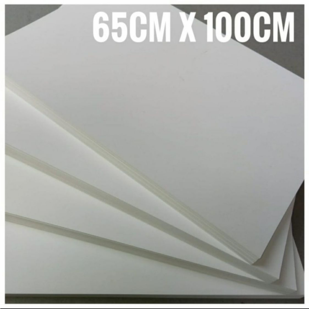 Jual 1 Rim Kertas Ivory 300 Gsm Ukuran Plano 65 Cm X 100 Cm | Shopee ...