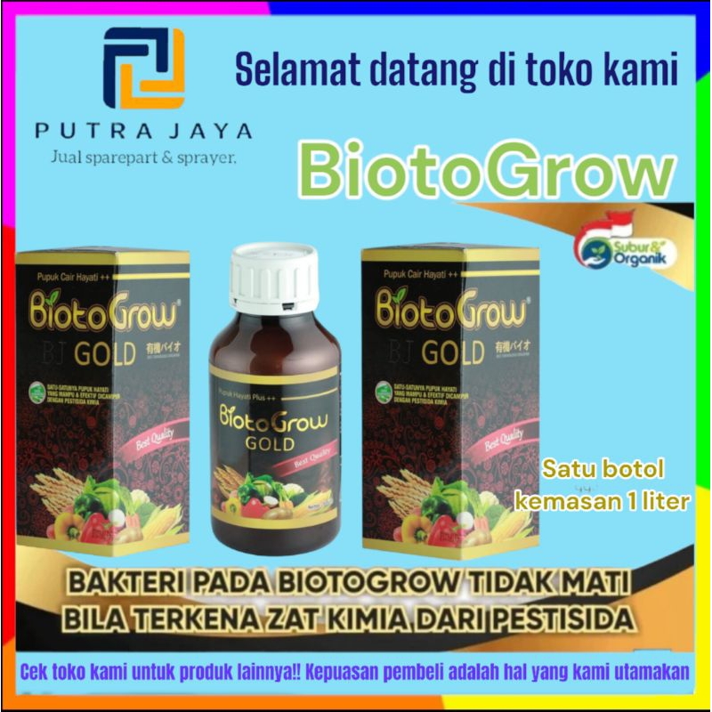 Jual BiotoGrow pupuk probiotik Organik Multiguna dengan plus 8+BATTERY ...