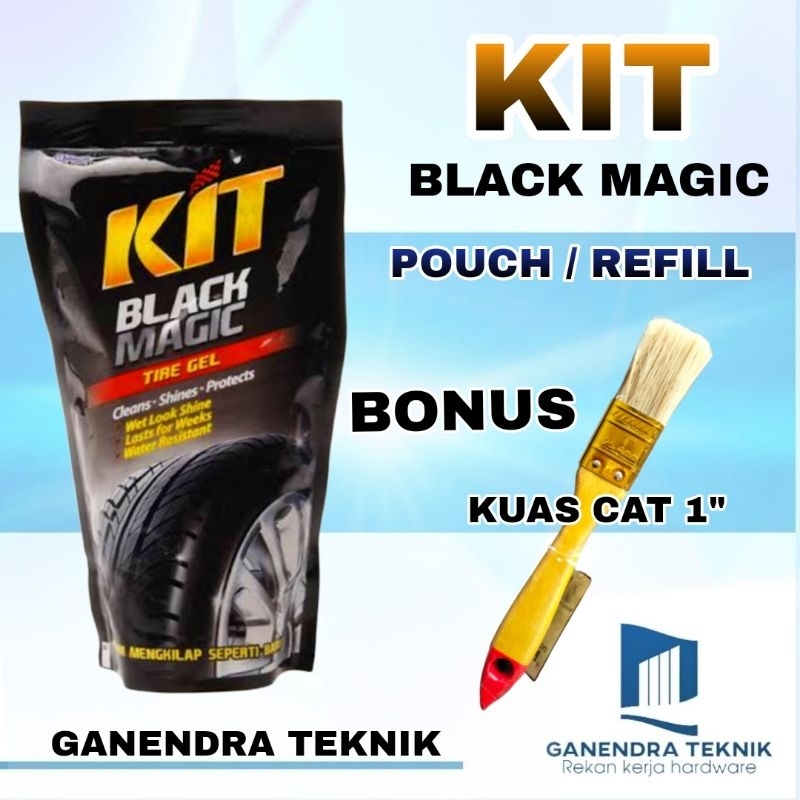 Jual Kit Black Magic Tire Gel Spray 450ml Semir Ban Penghitam