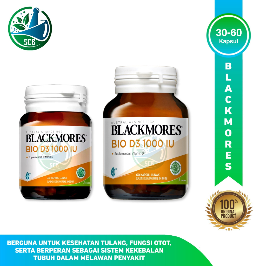 Jual Blackmores Bio D3 1000 IU - Vitamin D 1000IU | Shopee Indonesia