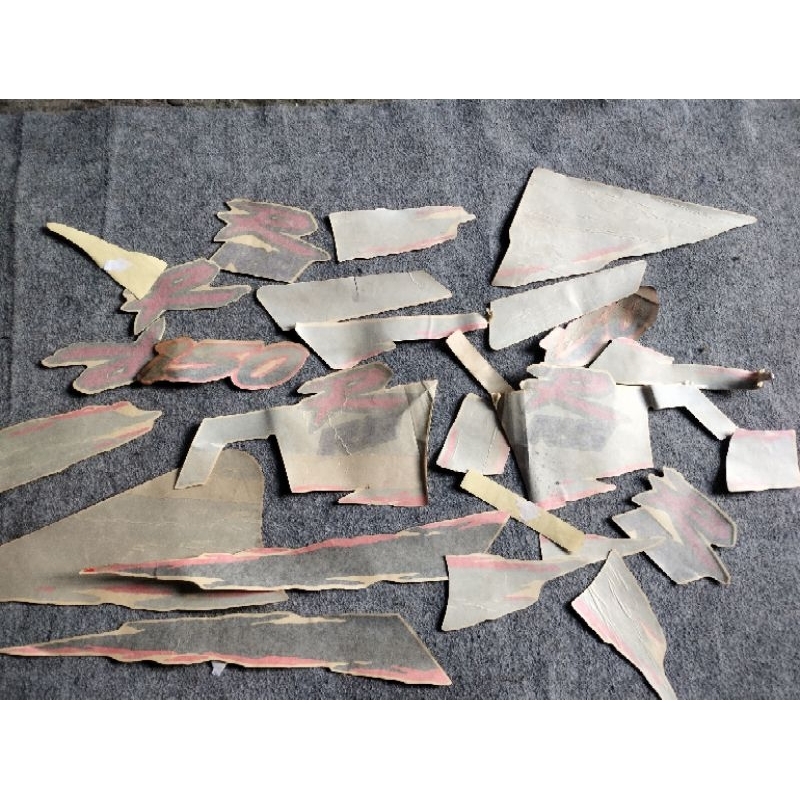 Jual sticker striping suzuki rgr jumbo tahun 1996 1997 1998 laminasi ...