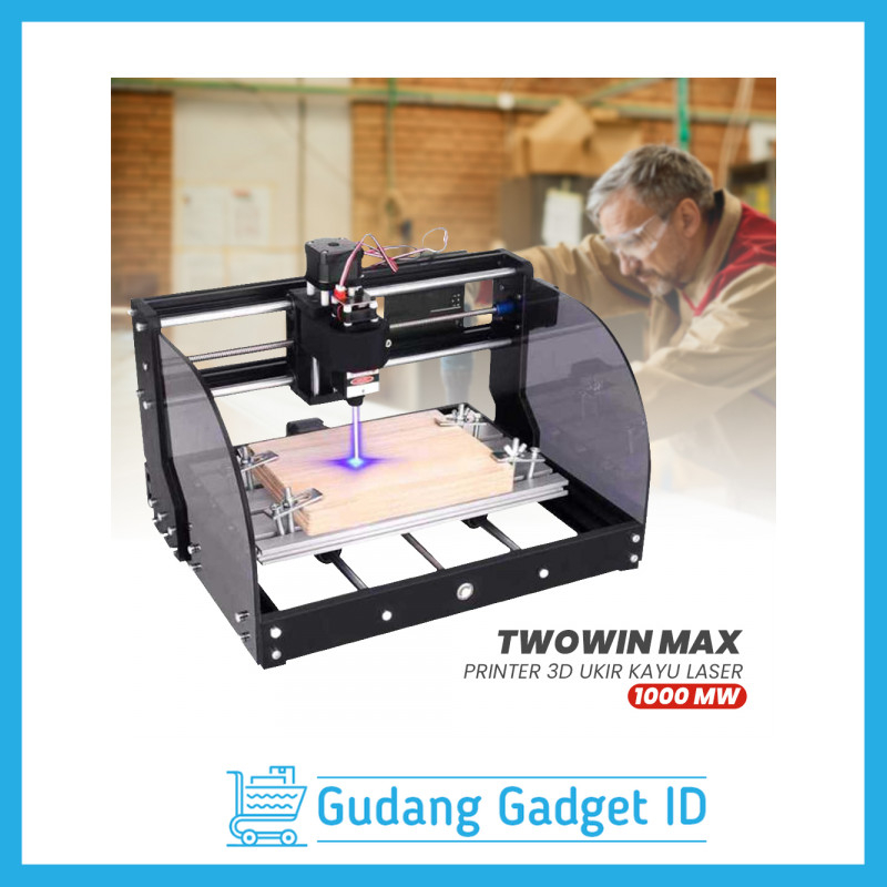 Jual Mesin Laser Grafir Cutting Printer CNC 3018 Pro Max Ukir Kayu GRBL