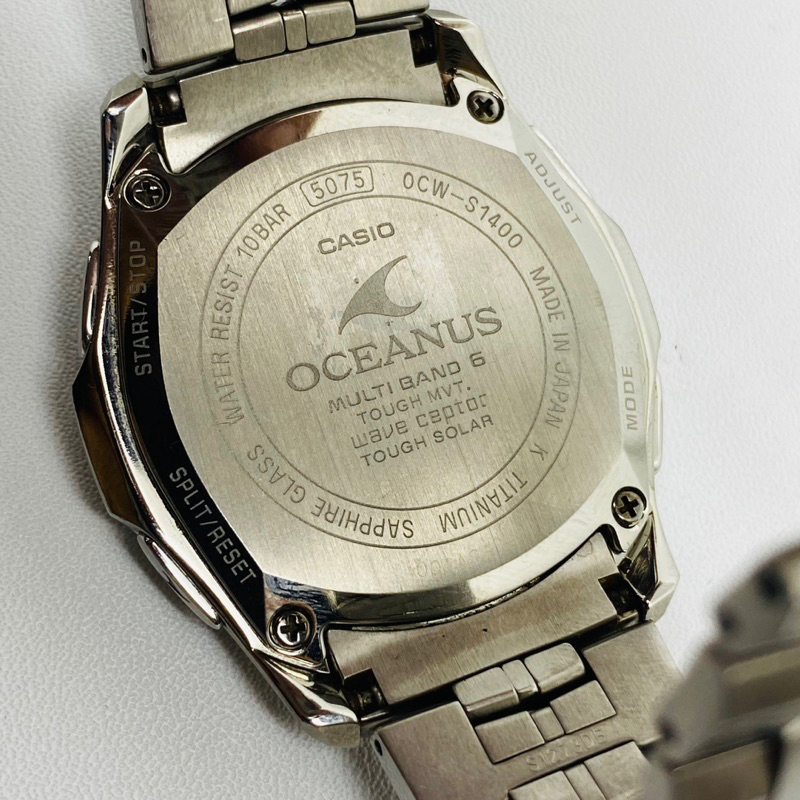 Jual Casio Oceanus OCW-S1400 Titanium Full Set | Shopee Indonesia