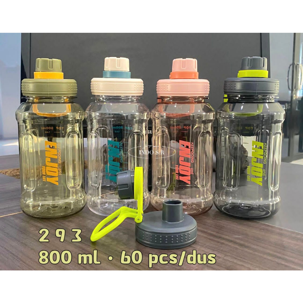 Jual Botol Minum Sport Portabel / Botol Minum Plastik RELAX 1000ml BPA ...