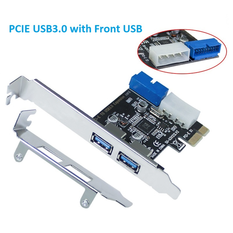 PCI/PCI-E 2/3.0 2/4/5 Ports Express 4Pin&20Pin USB Panel - Foto 11