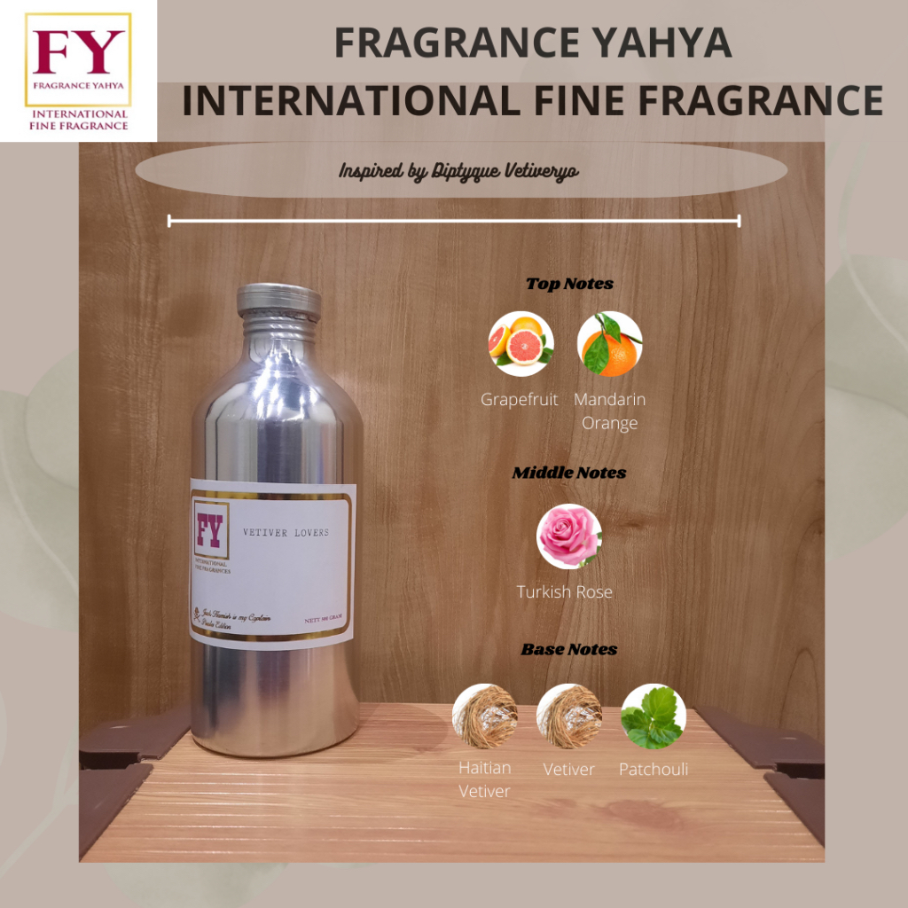 Jual Fragrance Oil (Bibit Parfum) – Vetiver Lovers – Inspired by ...