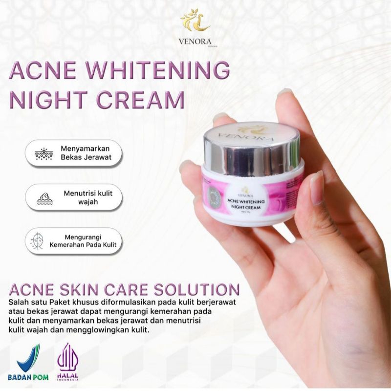 Jual Venora Skincare Acne Series dan Whitening Series ( GRATIS HADIAH